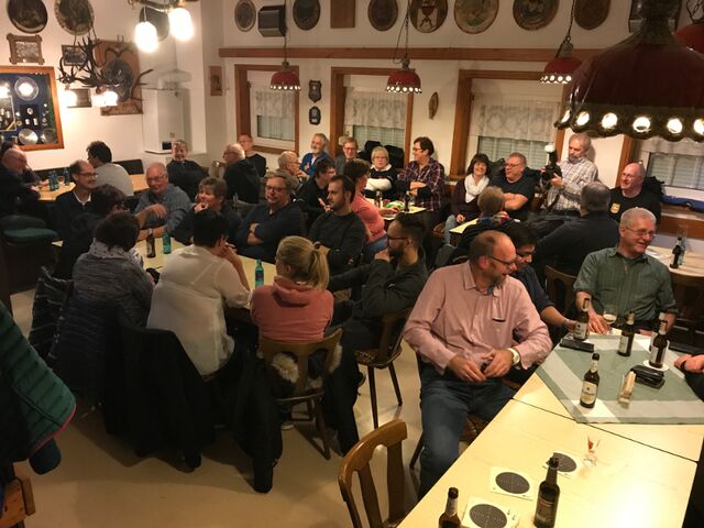 Volles Haus im Vereinsheim Buntenbock