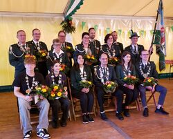 Die Würdenträger der Schützengesellschaft Clausthal 2024